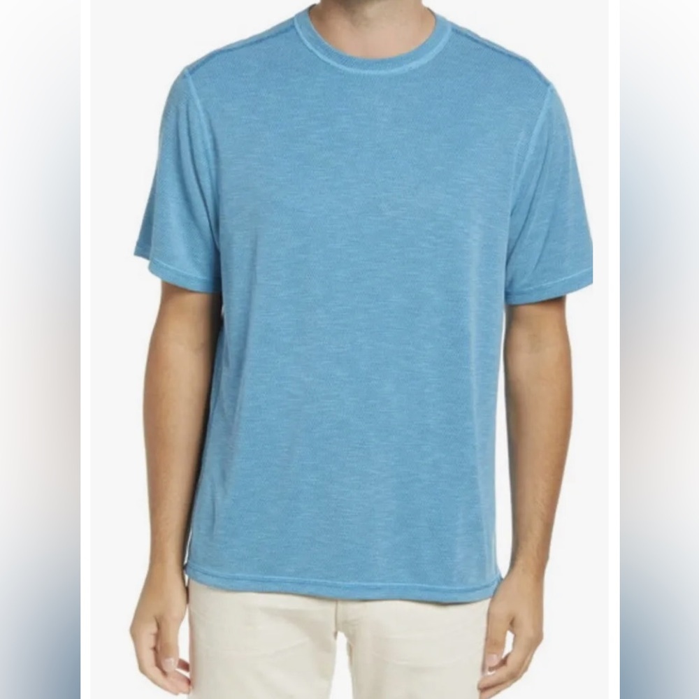 Tommy Bahama T Tee Shirt Flip Sky Performance Vibrant Blue SS New XX-Large XXL.